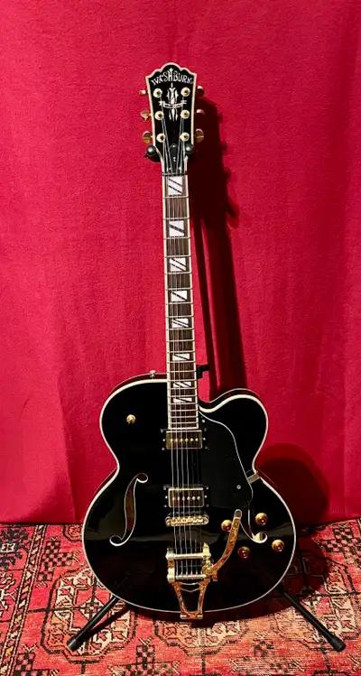 90’s Washburn J-9  Semi-Hollow made in Korea-Samick factory, View more