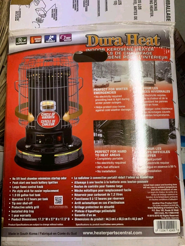 Duramax indoor kerosene heater. Heaters, Humidifiers & Dehumidifiers