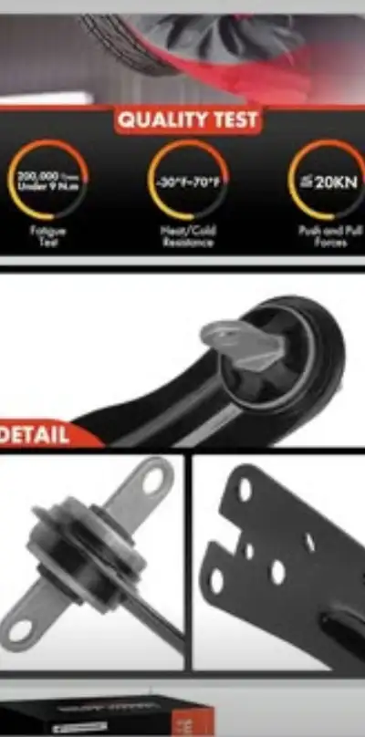 Upgrade your vehicle's suspension with this brand new A-Premium rear trailing arm control arm, desig...