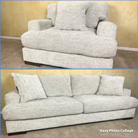 XL FABRIC SOFA + CHAIR FOR $400! DELIVERY AVAILABLE!