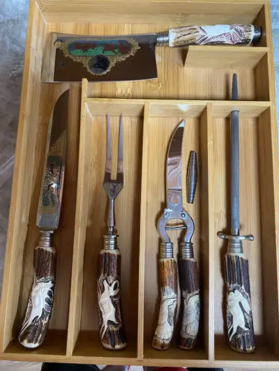 Vintage Solengen Cutlery Set-5 Pieces, View more
