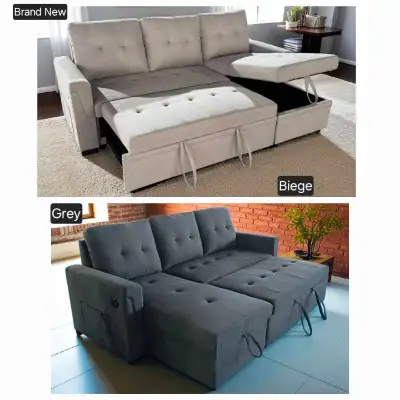 Sectional Sofa Bed Pull out Sofa Bed Couch brand new Sofa Bed, View more