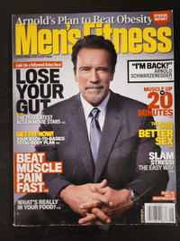 Men's Fitness Magazine September 2012 Arnold Schwarzenegger $15