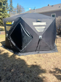6 man ice tent with insulated top