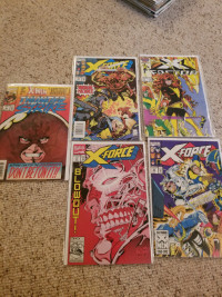  M-men, x-force, x-factor comic books x 5