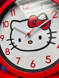 Hello kitty clock