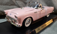 Road Signature Yat Ming 1955 Ford Thunderbird Pink 1:18 Die Cast