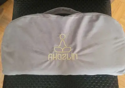 MEDITATION BENCH WITH CUSHION FOLDABLE ERGONOMIC BAMBOO