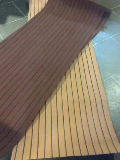 Marine / RV / Outdoor Faux Flooring 1 Roll available - 1 teak New $50 Same as that available on the...