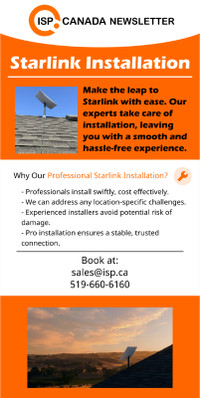Professional Starlink Installation Services!