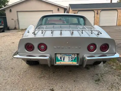 1973 CORVETTE STINGRAY WITH T-TOPS, 43,700 miles. Has a rebuilt numbers matching 350 engine with 5,0...