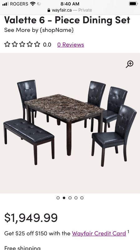 Dining table set in Dining Tables & Sets in Medicine Hat - Image 2