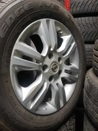 Used - Good $ 800 cash, for 4 rims + tires used pick-up price Call The TIRE BOSS @ 647-350-2677 ____...