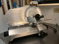 Commercial meat slicer with 9” blade