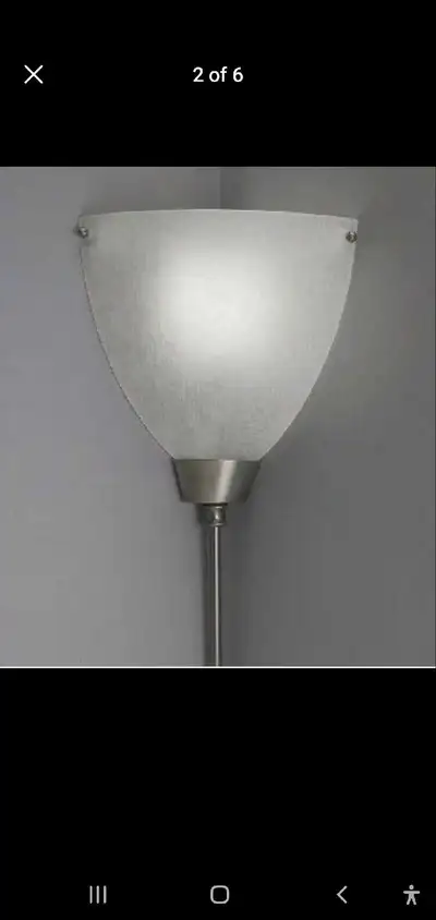 Ni ceiling lights or need additional lighting? Brighten up any room with this elegant brushed steel...