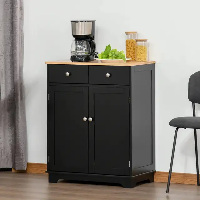 Kitchen Storage Cabinet, Sideboard Buffet Cabinet with Solid Woo in Hutches & Display Cabinets in Markham / York Region - Image 9
