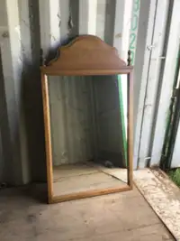 Vintage Medium Brown Mirror