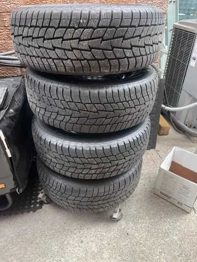 For winter or any time as you need them. 225/60/16 with 5x115mm bolt pattern. Excellent condition.No...