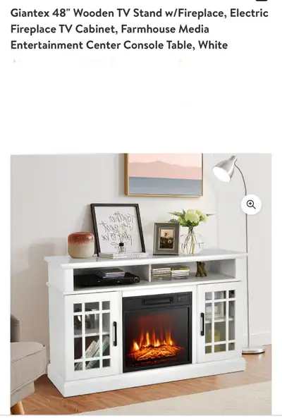 Brand new in box. Pick up in Kitchener Assembly required Combining practical storage with a fireplac...