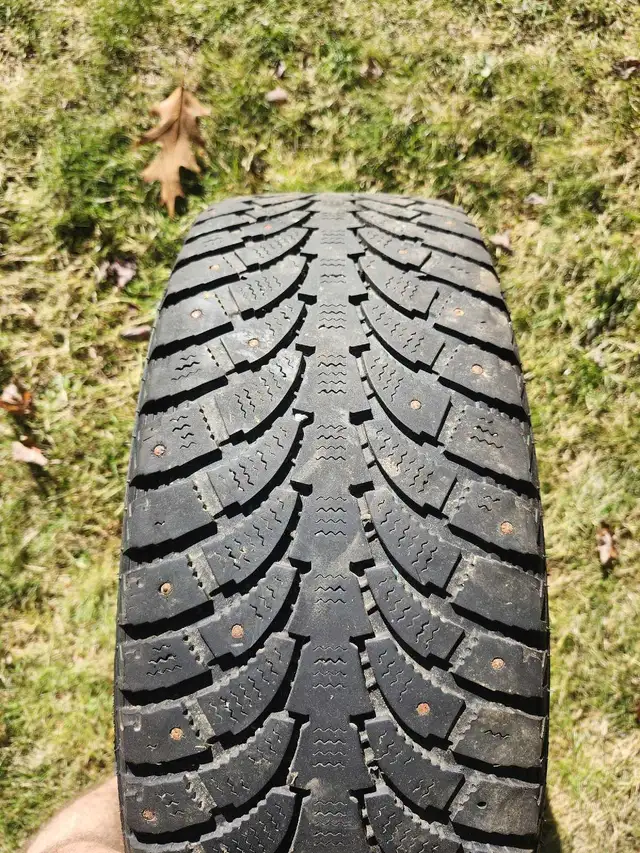 Antares Grip 60 ice Studded Tires on Steel Rims in Tires & Rims in Bedford - Image 5