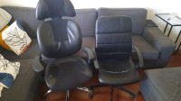 Two Office Chairs with Height and angle adjustment