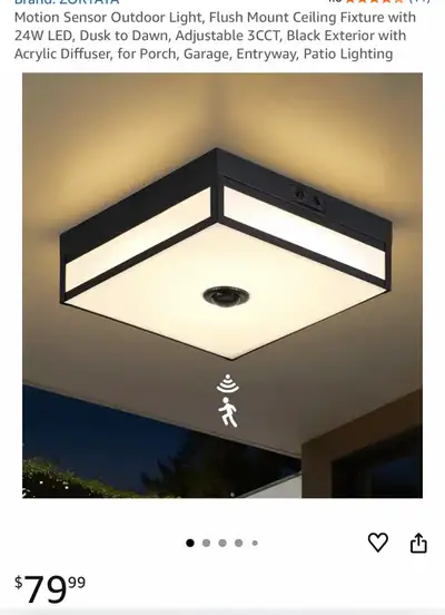 ZOKTATA Motion Sensor Light brand new, View more