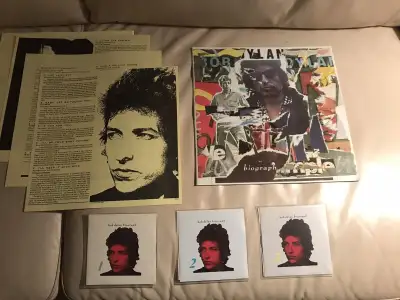 Coffret Bob Dylan Biograph 3CD plus livret et feuillets, View more