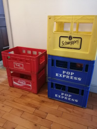 Assortment of coolers and crates 