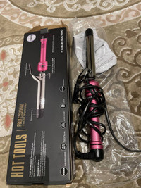 Curling iron and wand hot tools