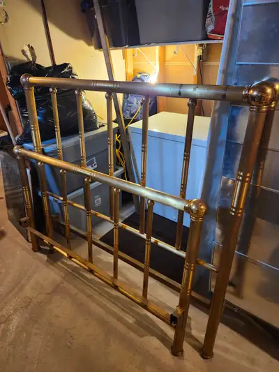 Simmons brass bed frame - Double, View more