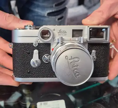 Leica M3 and 50 Summicron Dual Range - MINT, View more