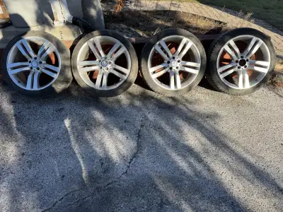 Mercedes benz GLk original mags 20 pouces 5 x 112mm Pneus hiver Pirelli sottozero runflat 245/40/20...