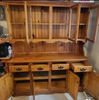 Pine Wood Hutch & Buffet, View more