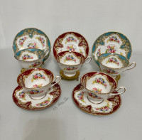 Vintage Shelly tea cups & saucers- made in England 