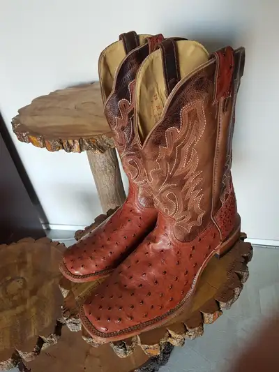 New Men’s Ostrich Boots, View more