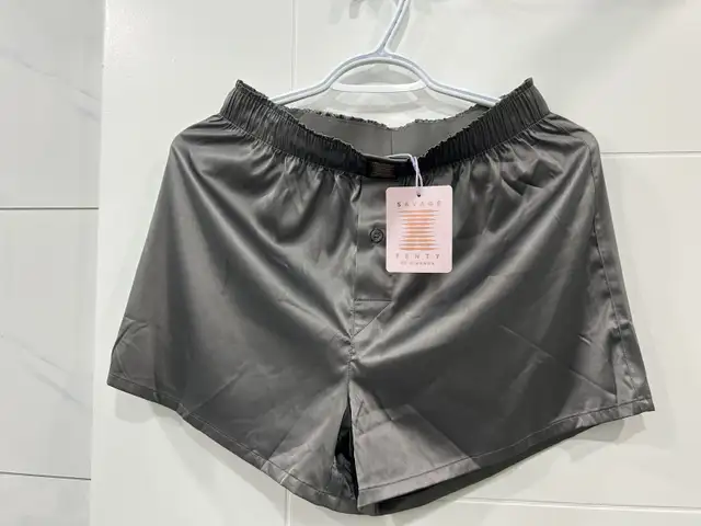 Savage Fenty Men’s satin boxers size Small 30-31 NEW underwear in Men's in Calgary - Image 5