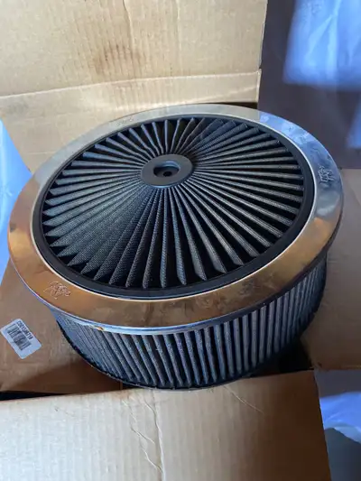 Used K&N filter 5” tall included is the K&N filter top. Please see pictures for further details. $20...