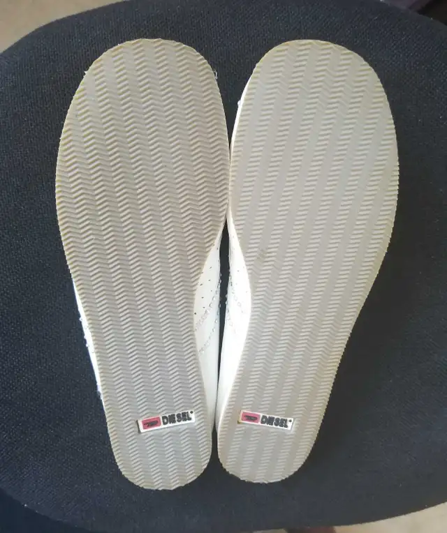 NEW!  Womens Leather Diesel Slides. Sandales pour Femmes.62864365628035124