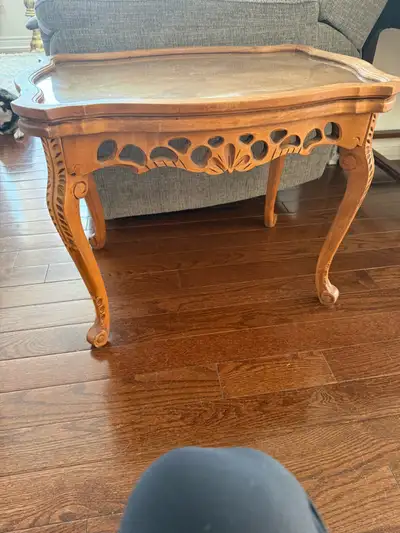 Glass Top End Table, View more