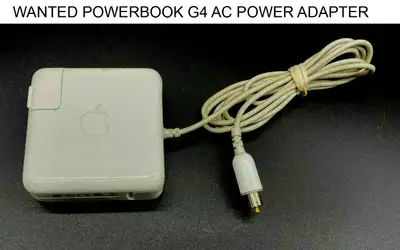 WANTED Apple PowerBook G4 G 4 Power BOOK  AC Adapter Charger IOS, View more