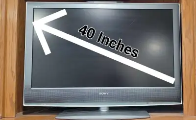 Sony Bravia 40 inch TV with Mount, View more