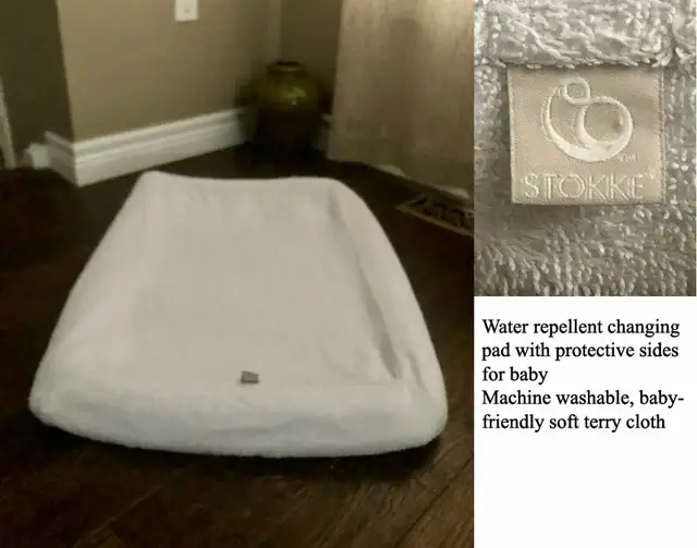 PRICE DROP!! Stokke changing pad and protective cover $39 in Bathing & Changing in Guelph - Image 3