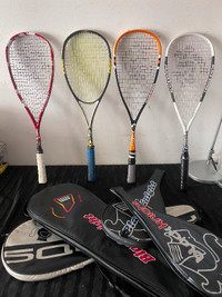 BLACK  KNIGHT SQUASH RACKETS, INTERMEDIATE PLUS , WITH COVERS