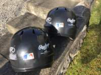 4 Rawlings Baseball Batters Helmets