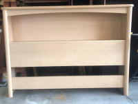Headboard (Queen size) and bedside table