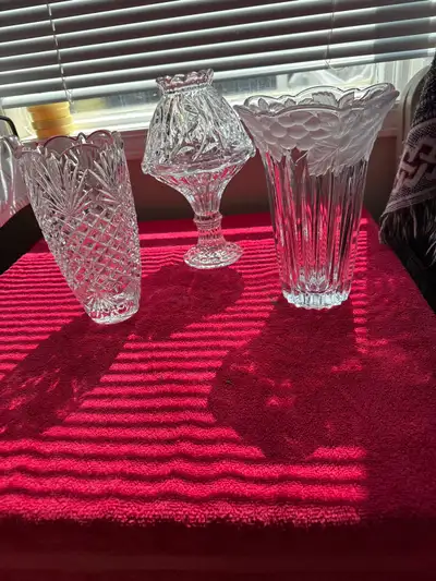 Crystal Vases and Candle Lamp, View more