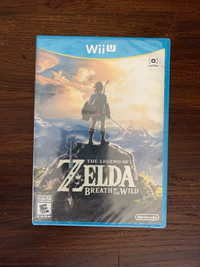 Zelda Breath of the Wild (Wii U) - Sealed - First Print Error