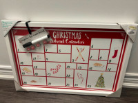 Magnetic & Dry-Erase Christmas Advent Calendar