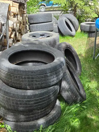 I'm selling a collection of used tires, ideal for various vehicles. Some full sets and some pairs. T...