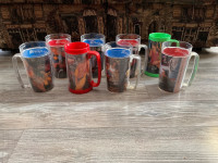 Snap-on Playmates collectible mugs; tasses,verres de collection 